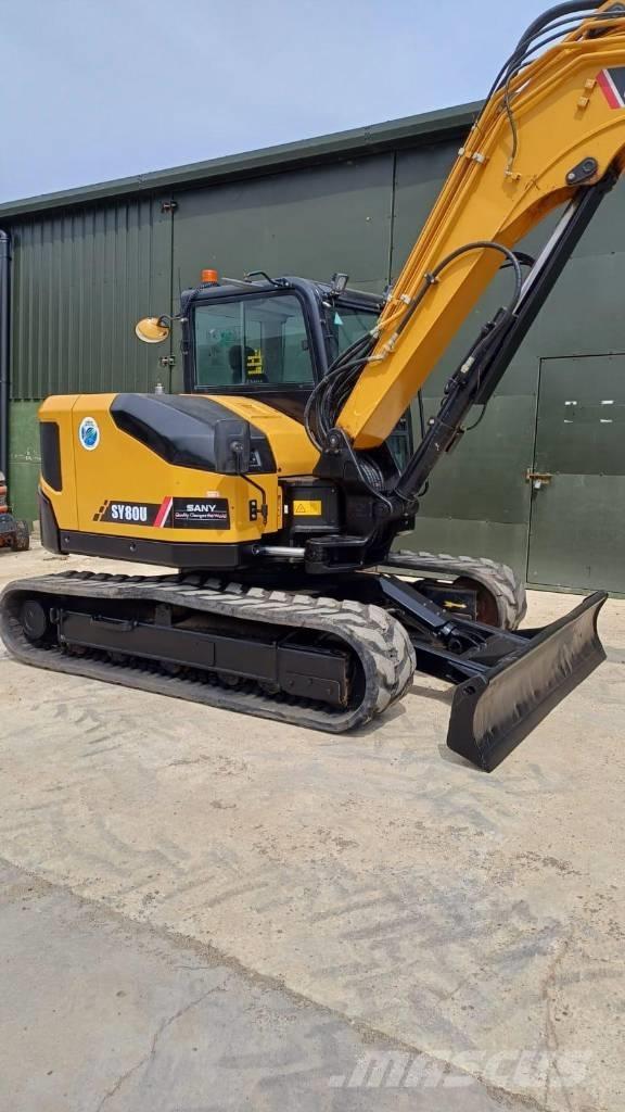 Sany SY 80 U Mini excavators  7t - 12t