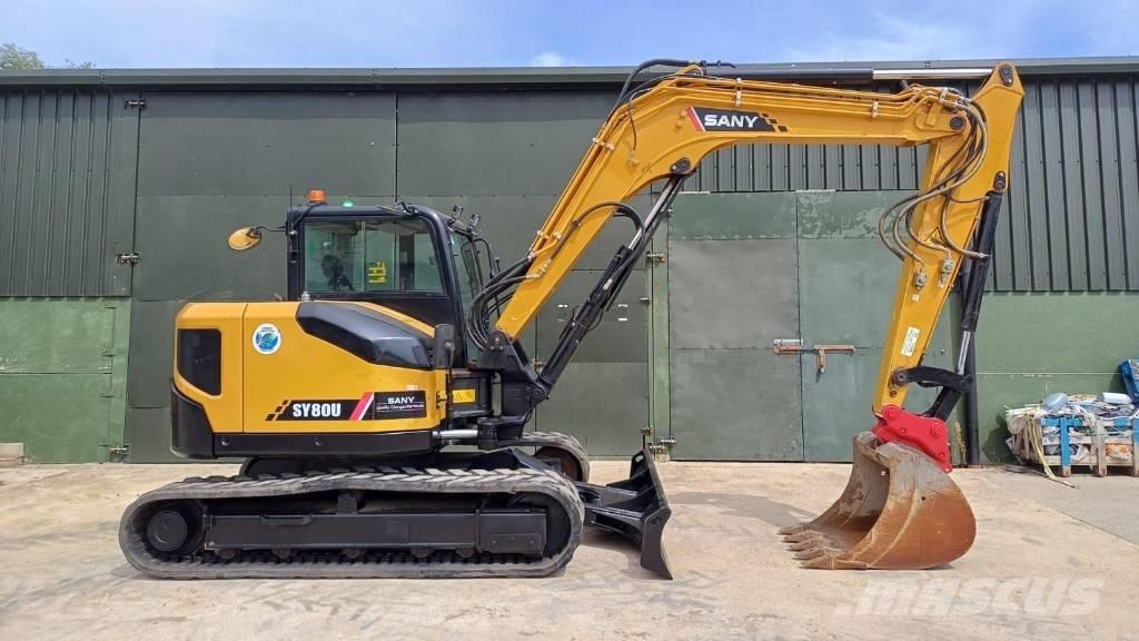 Sany SY 80 U Mini excavators  7t - 12t