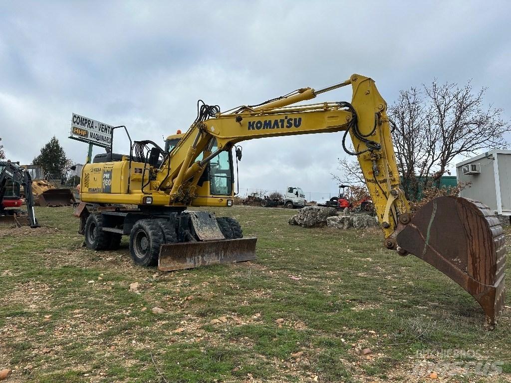 Komatsu PW 160-7E0 Wheeled Excavators