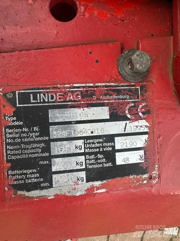 Linde E 16 S Electric Forklifts