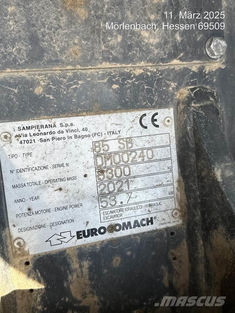 Eurocomach 85SB Mini Excavators <7t (Mini Diggers)
