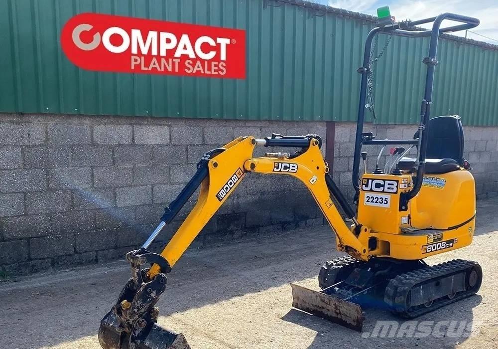JCB 8008 Mini Excavators <7t (Mini Diggers)