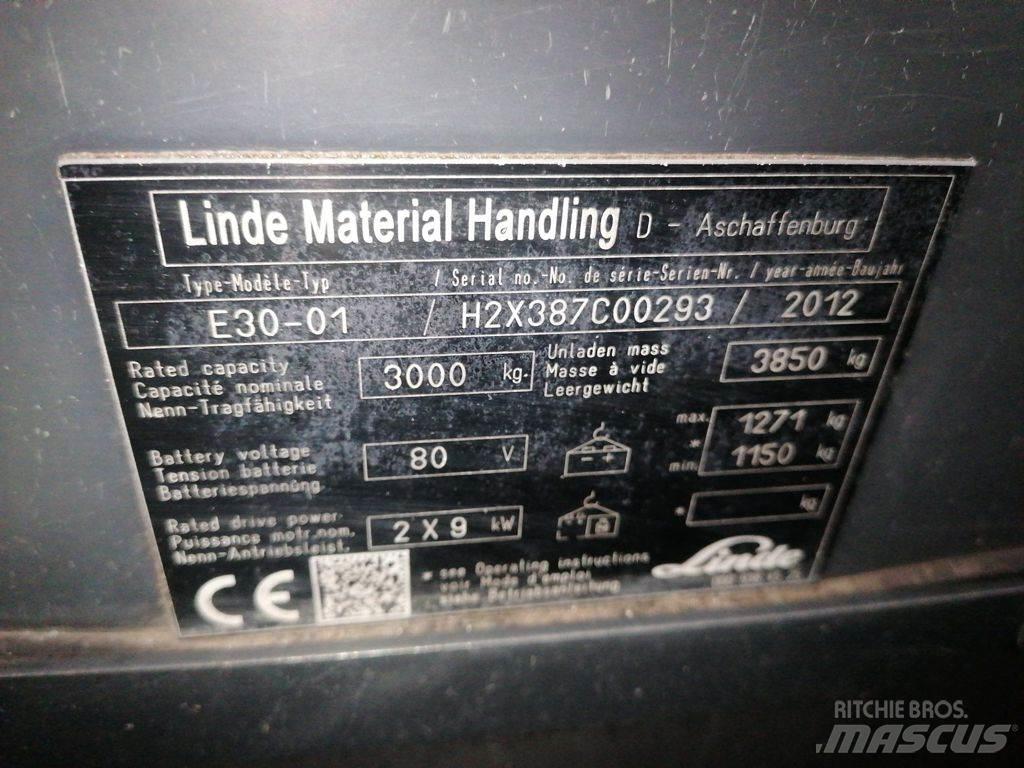 Linde E30-01 Electric Forklifts