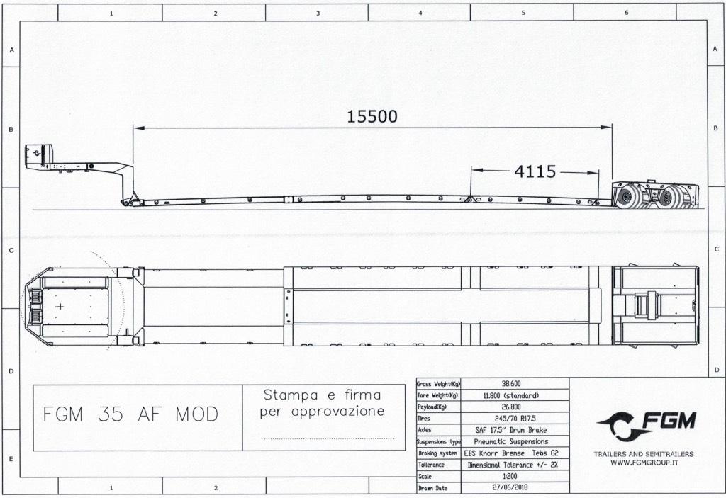 FGM 35 Flatbed Trailers