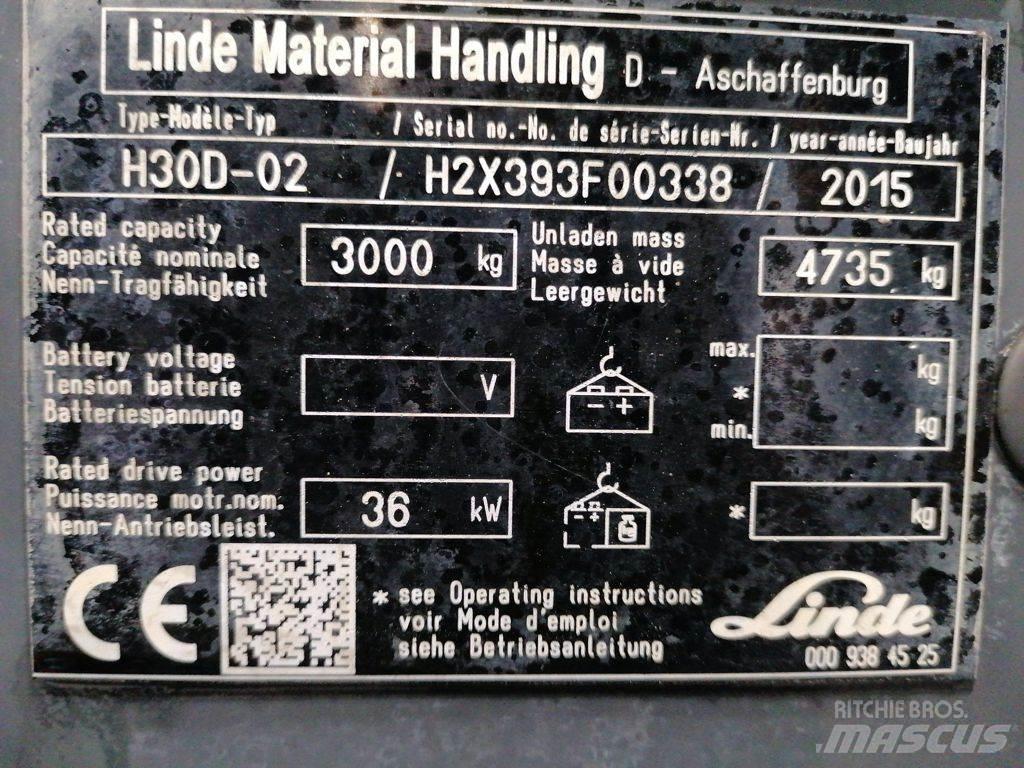 Linde H30D-02 Diesel Forklifts