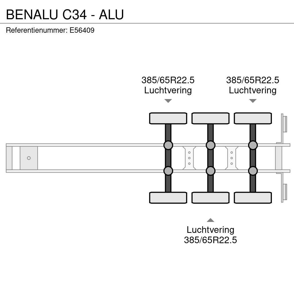 Benalu C34 - ALU Grain / Hopper / Tipper Trailers