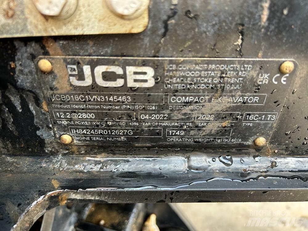 JCB 16C-1 Mini Excavators <7t (Mini Diggers)