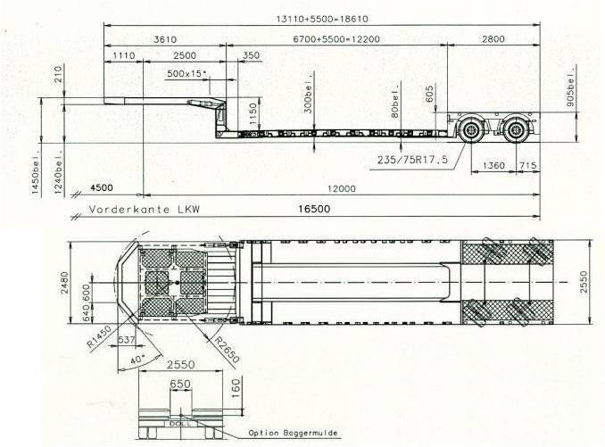 Doll T2H Lowboy Trailers