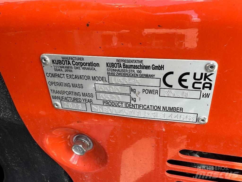 Kubota U 56-5 Mini Excavators <7t (Mini Diggers)