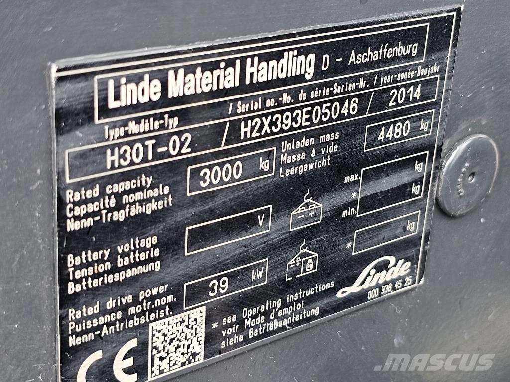 Linde H30T-02 LPG trucks