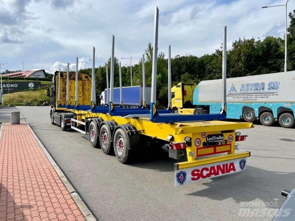 Lecitrailer 3E 20 Logging semi-trailers