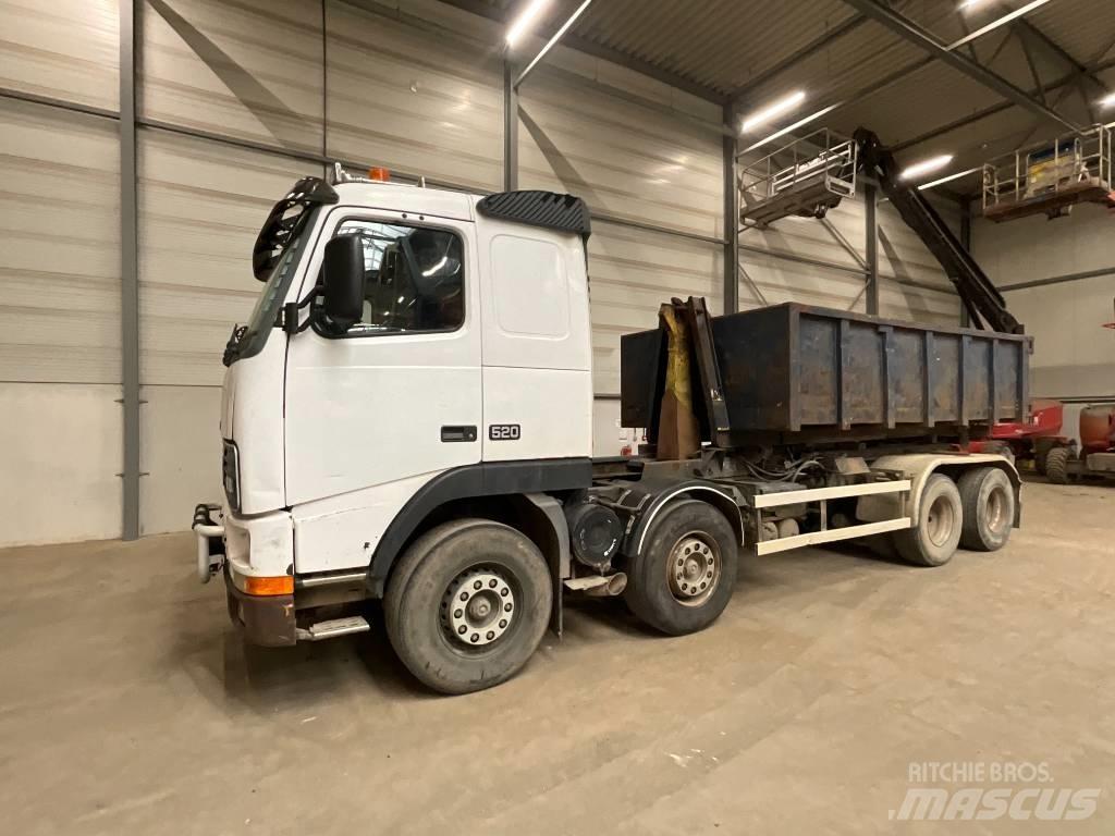 Volvo FH 16 520 8X4 Hook lift trucks