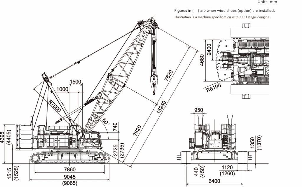 sumitomo SCX2800A-3 Crawler Cranes