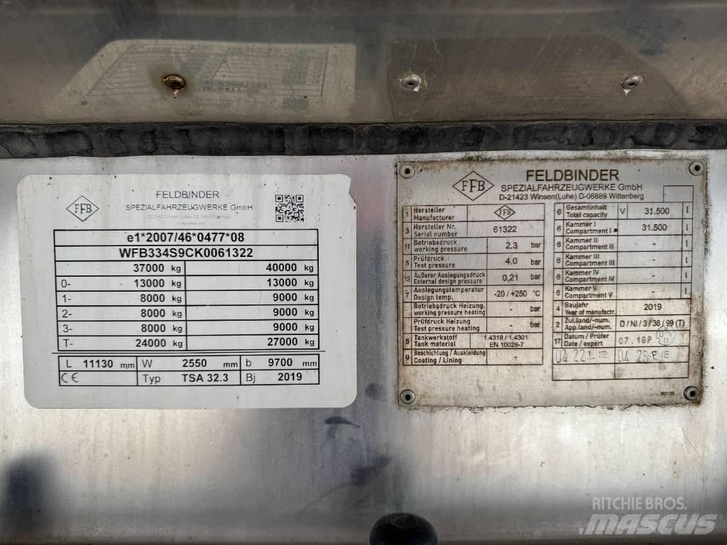 Feldbinder TSA 32,3 Tank Trailers