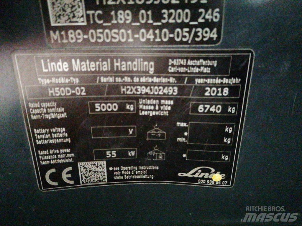 Linde H50D-02 Diesel Forklifts