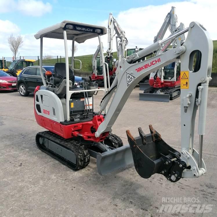 Takeuchi TB216 Mini Excavators <7t (Mini Diggers)