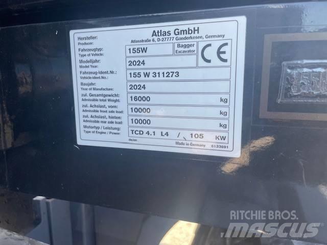 Atlas 155 W Wheeled Excavators