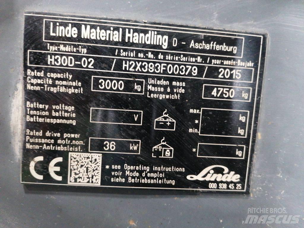 Linde H30D-02 Diesel Forklifts
