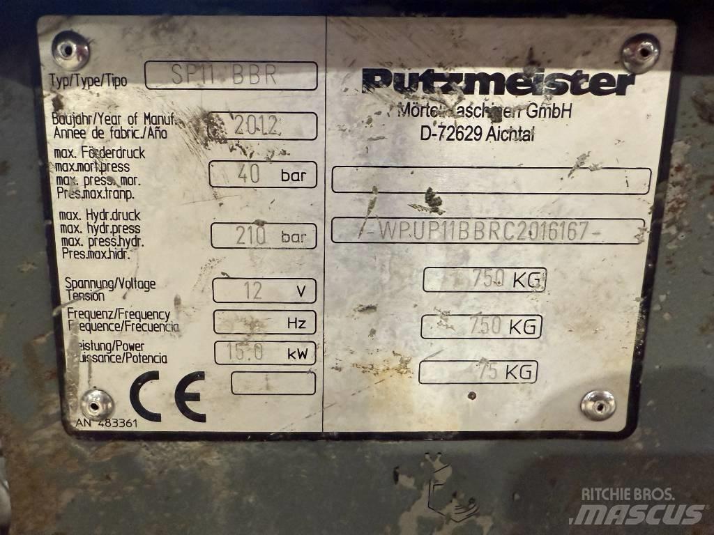 Putzmeister SP 11 Concrete Mixers