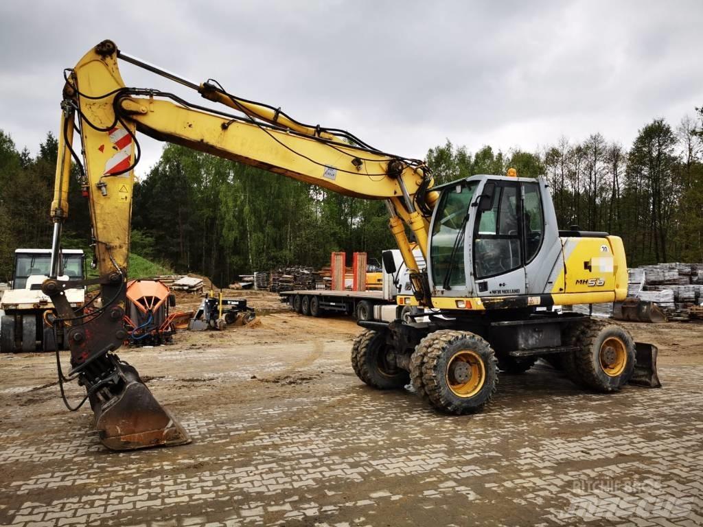 New Holland MH 5.6 Wheeled Excavators