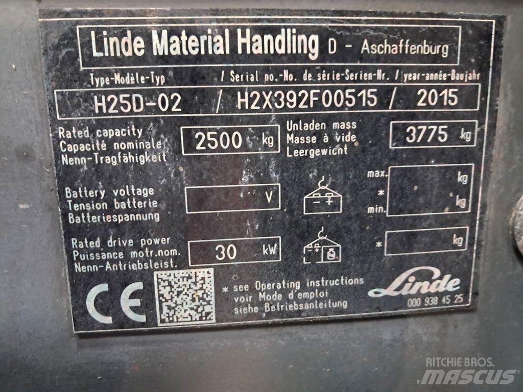 Linde H25D-02 Diesel Forklifts