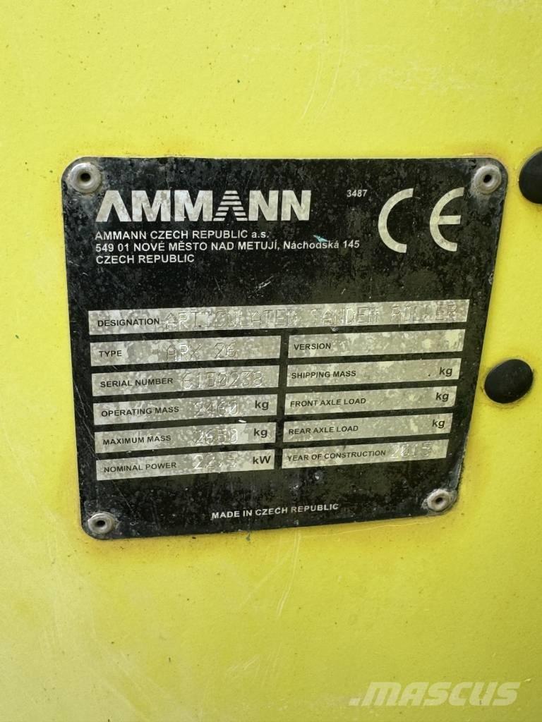 Ammann ARX 26 Twin drum rollers