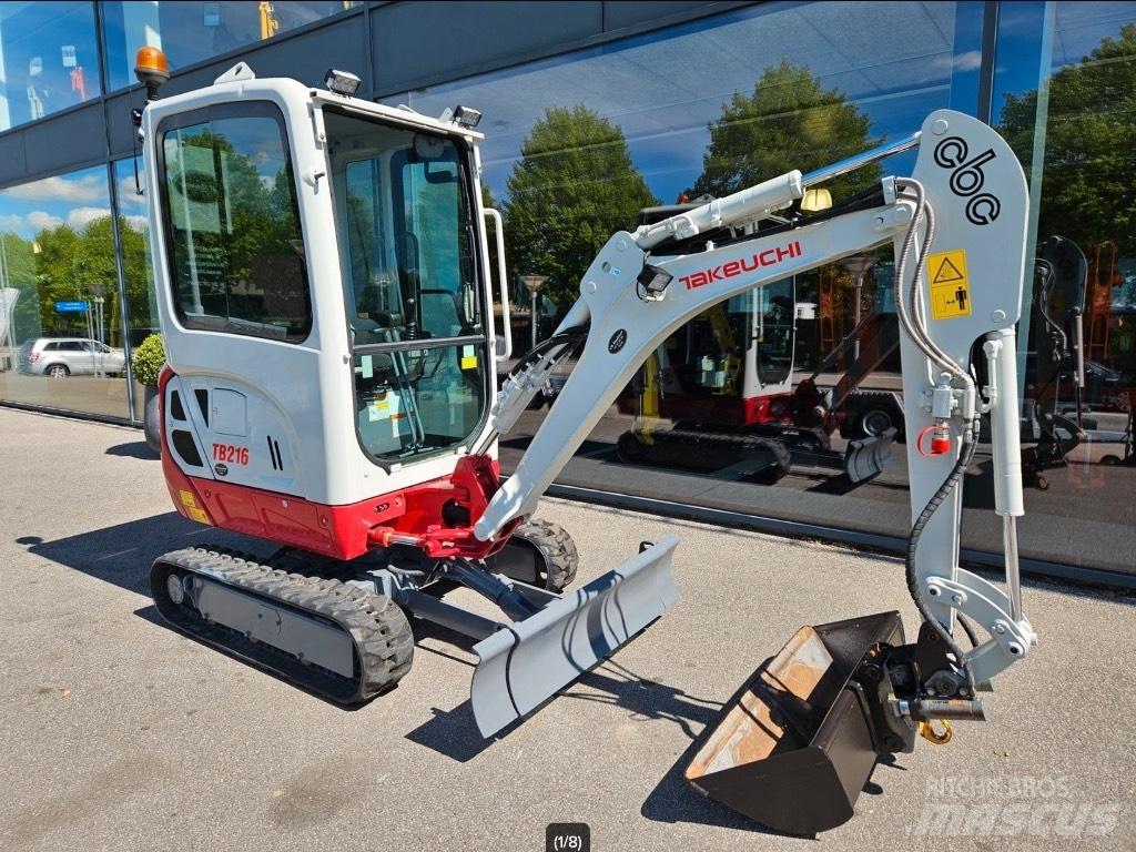 Takeuchi TB 216 Mini Excavators <7t (Mini Diggers)