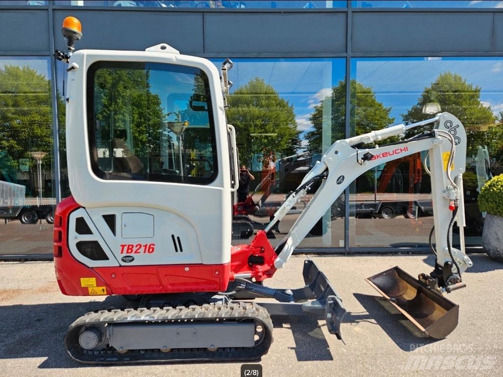 Takeuchi TB 216 Mini Excavators <7t (Mini Diggers)