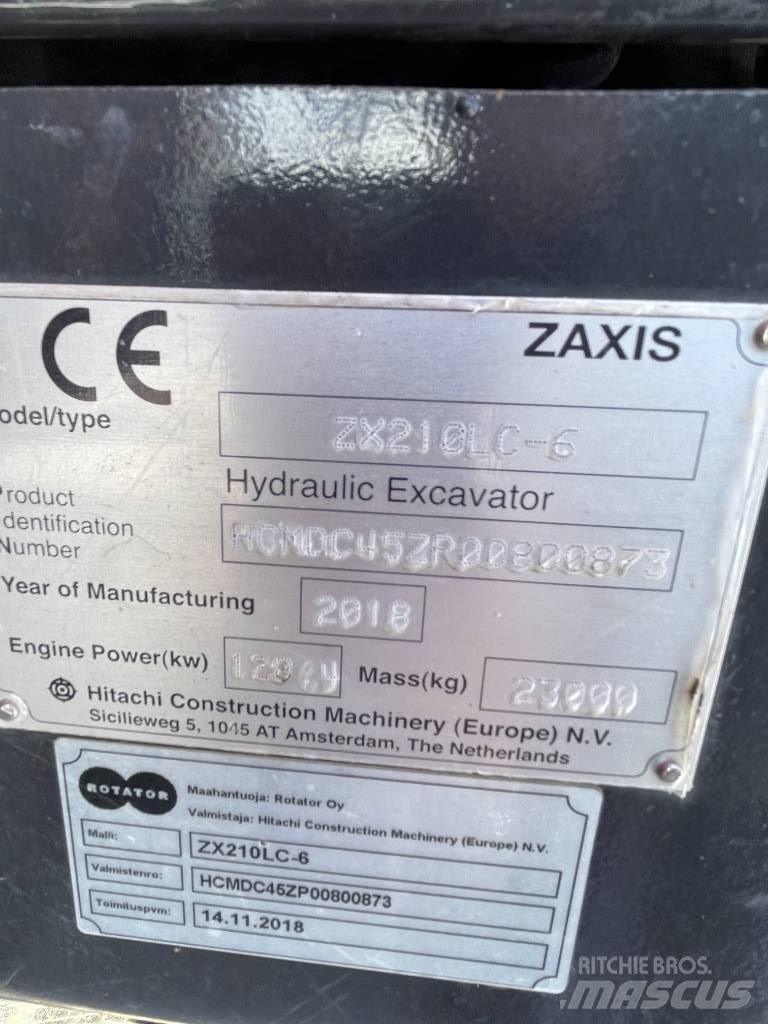 Hitachi ZX210LC-6 Crawler Excavators