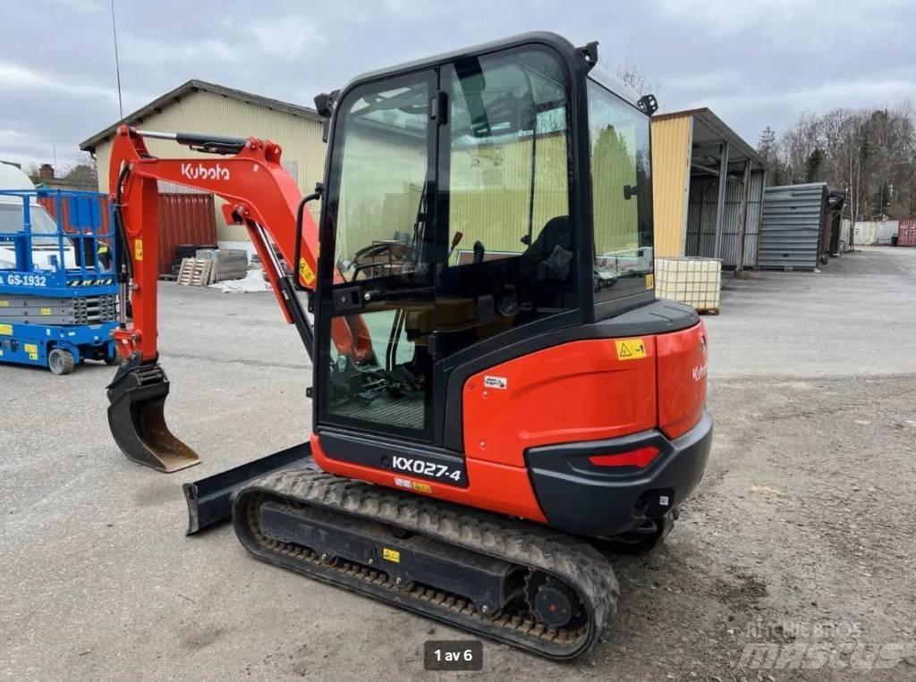 Kubota KX 027 Mini Excavators <7t (Mini Diggers)