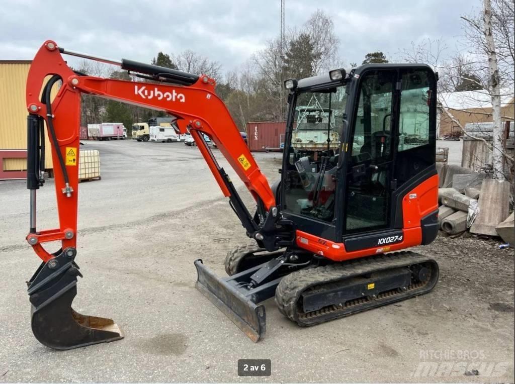 Kubota KX 027 Mini Excavators <7t (Mini Diggers)