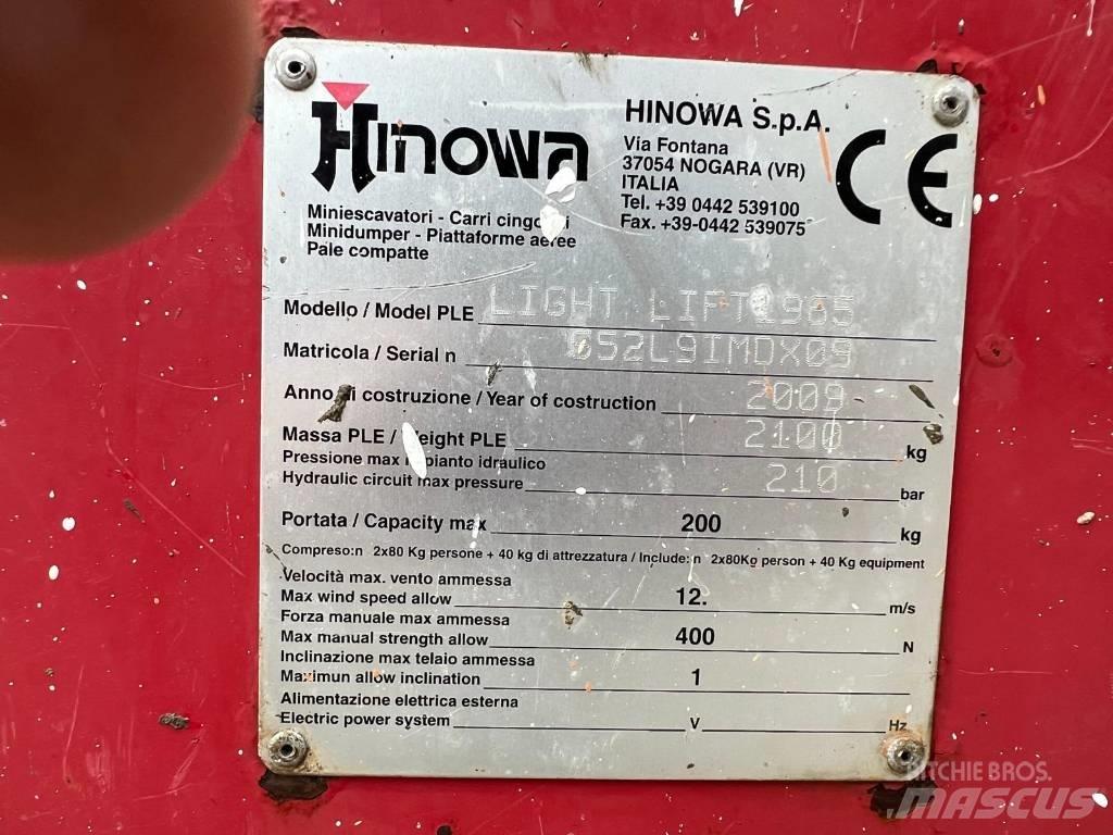 Hinowa LIGHLIFT 1965 Articulated boom lifts