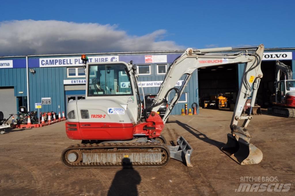 Takeuchi TB 250-2 Mini Excavators <7t (Mini Diggers)