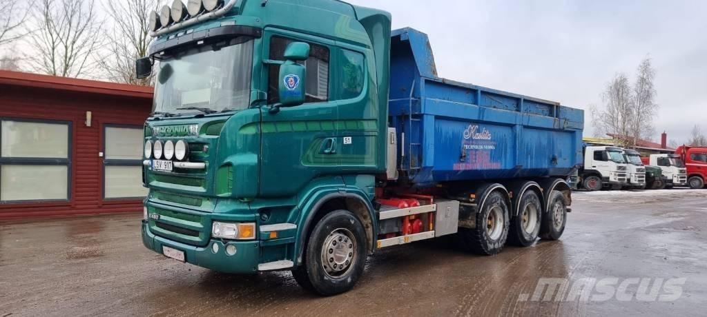 Scania R 480 Skip loader trucks