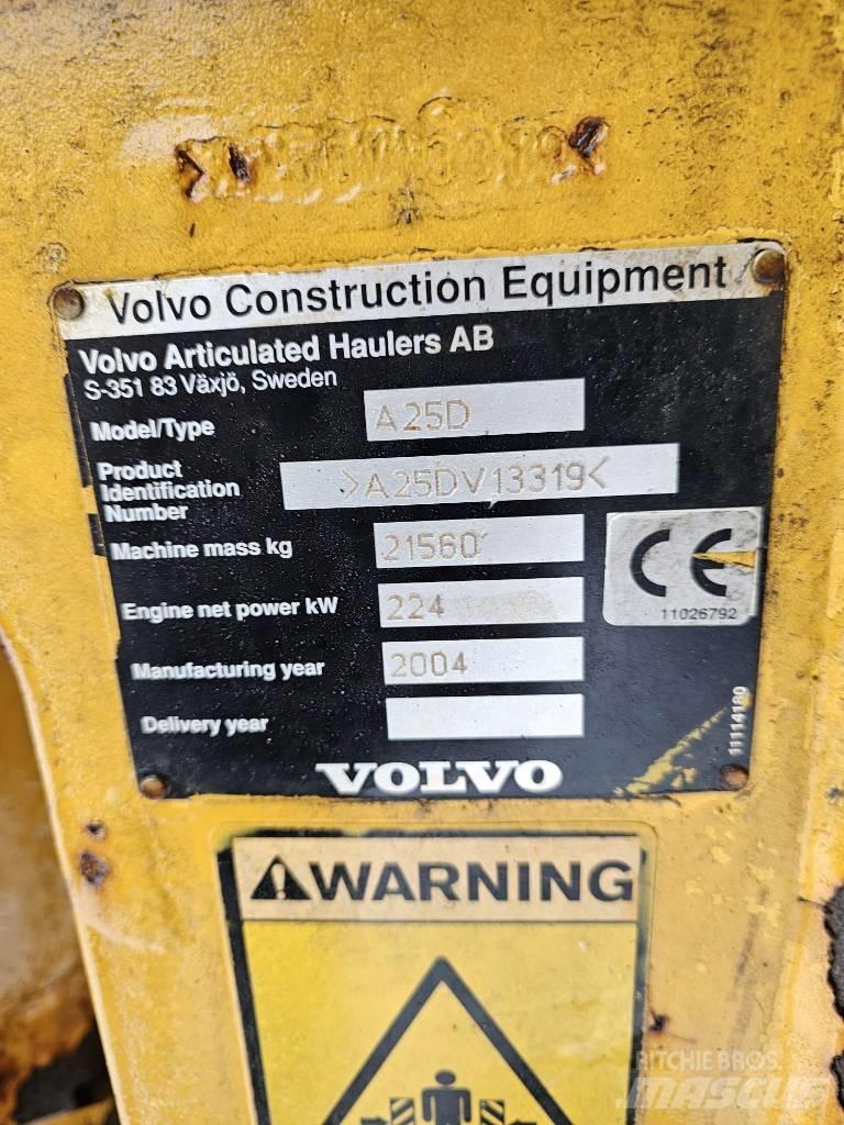 Volvo A25D / a30, a35 Articulated Dump Trucks (ADTs)