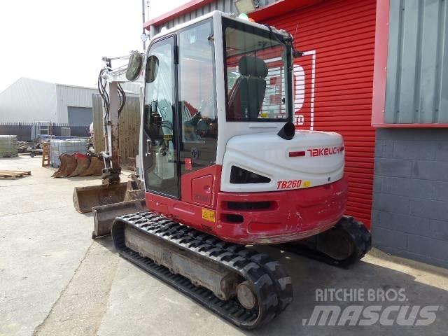 Takeuchi TB 260 Mini Excavators <7t (Mini Diggers)