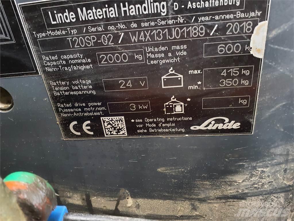 Linde T20SP kurz Low lifter