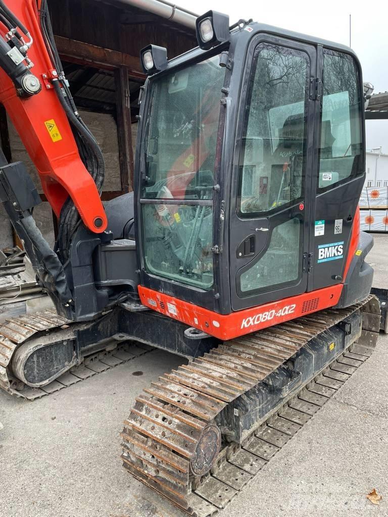 Kubota KX 080-4a2 Midi excavators  7t - 12t
