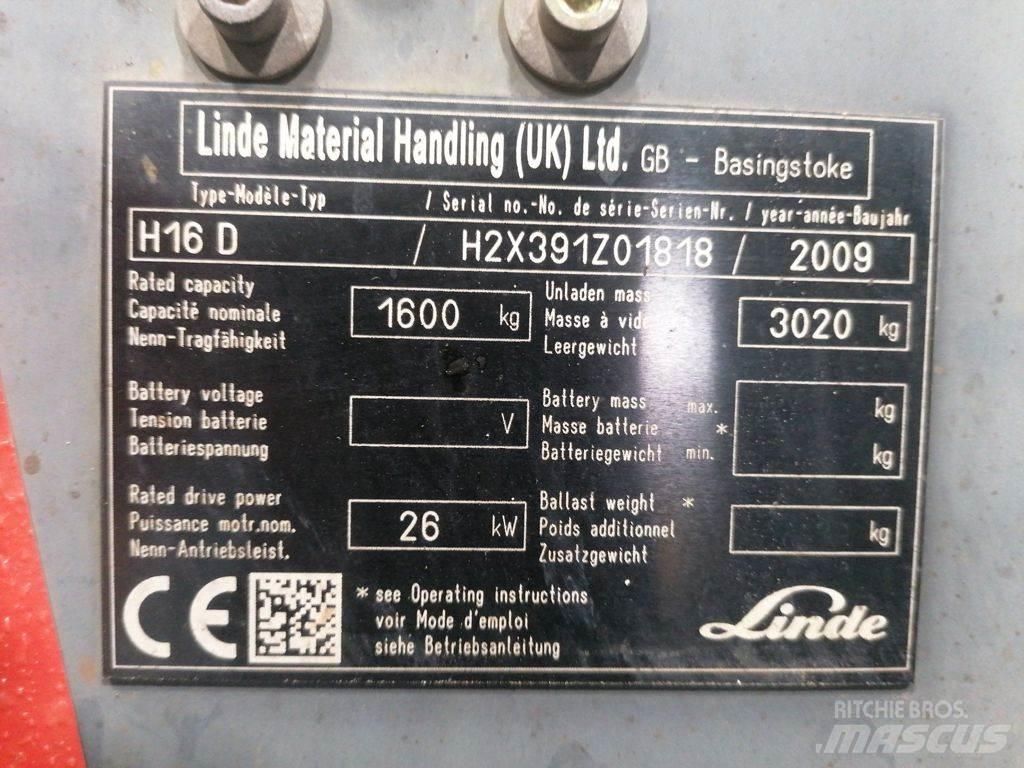 Linde H16D Diesel Forklifts