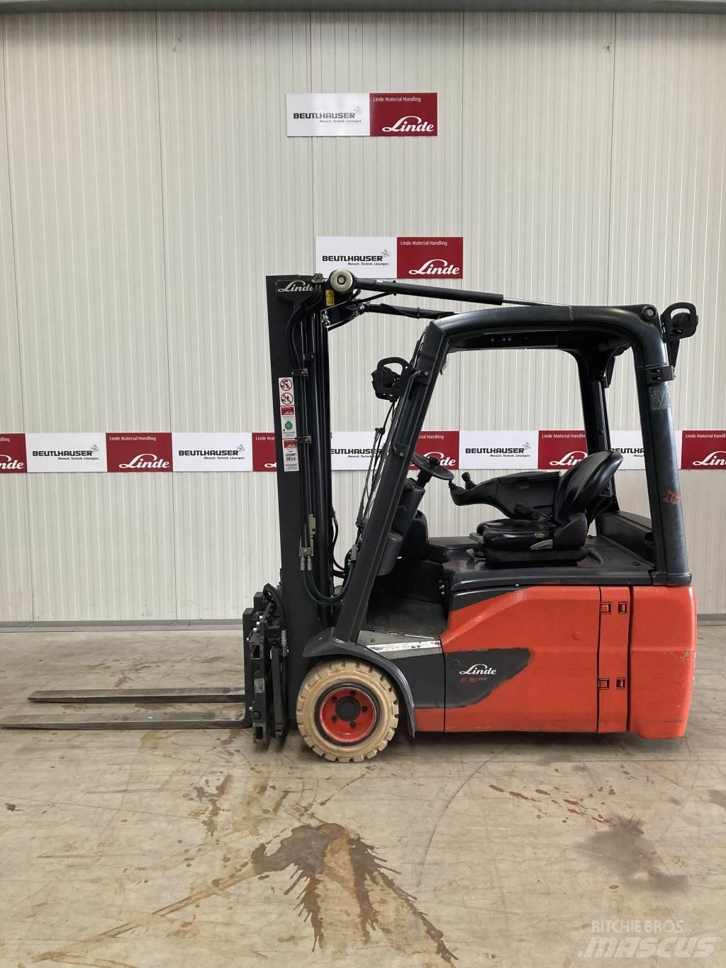 Linde E18 Electric Forklifts