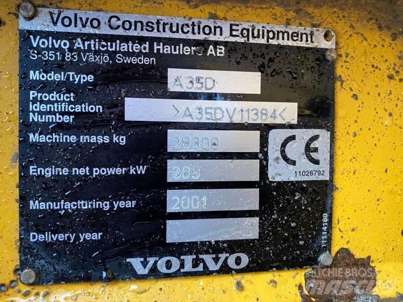 Volvo A35D Articulated Dump Trucks (ADTs)