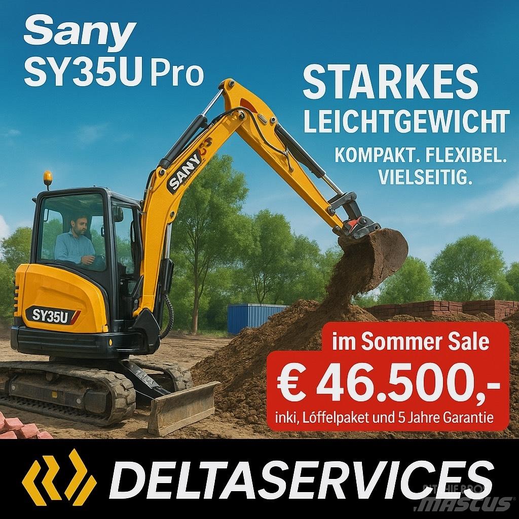 Sany SY 35 U Mini Excavators <7t (Mini Diggers)