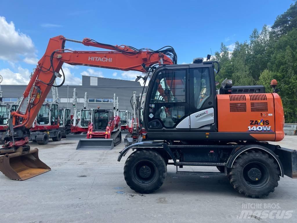 Hitachi ZX 140 W-6 Wheeled Excavators