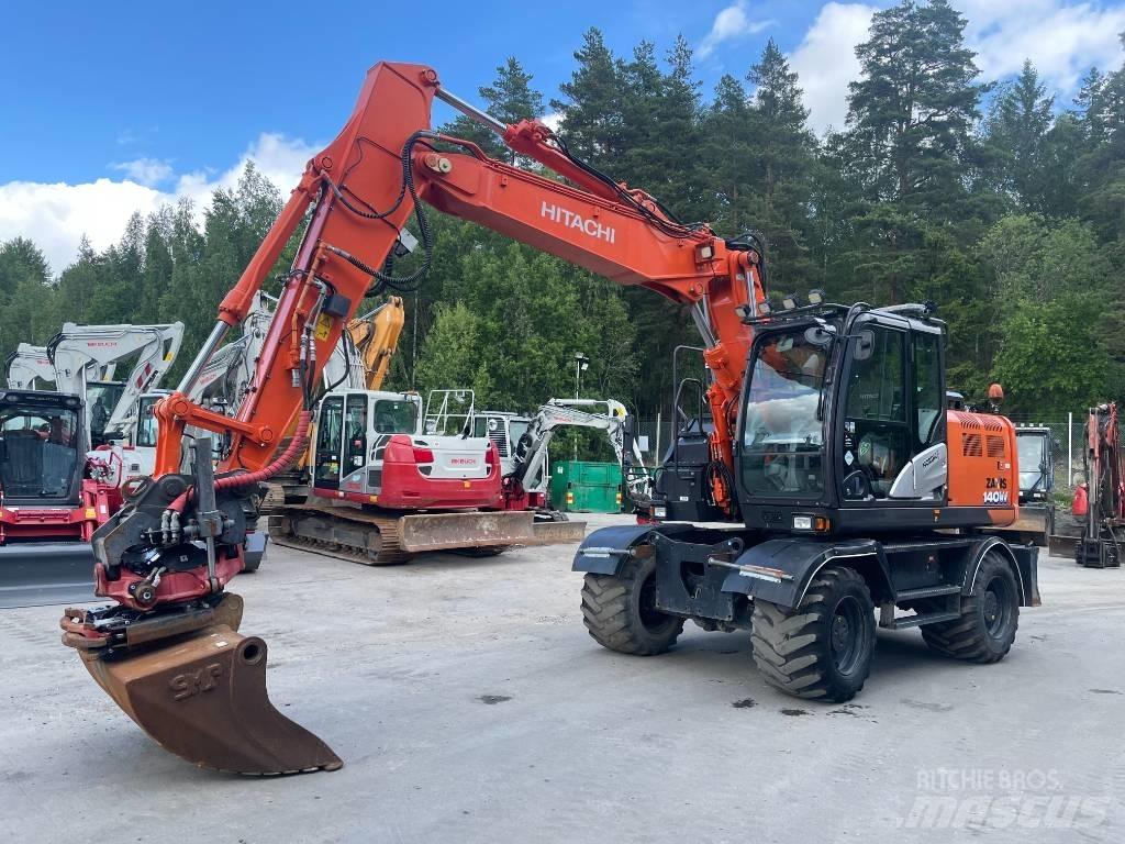 Hitachi ZX 140 W-6 Wheeled Excavators