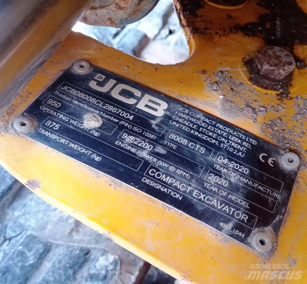 JCB 8008 CTS Mini Excavators <7t (Mini Diggers)