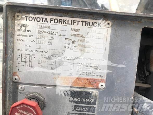 Toyota T2500D Diesel Forklifts