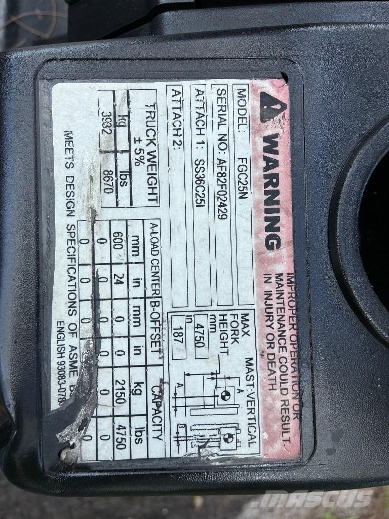 Mitsubishi FGC 25 N Misc Forklifts