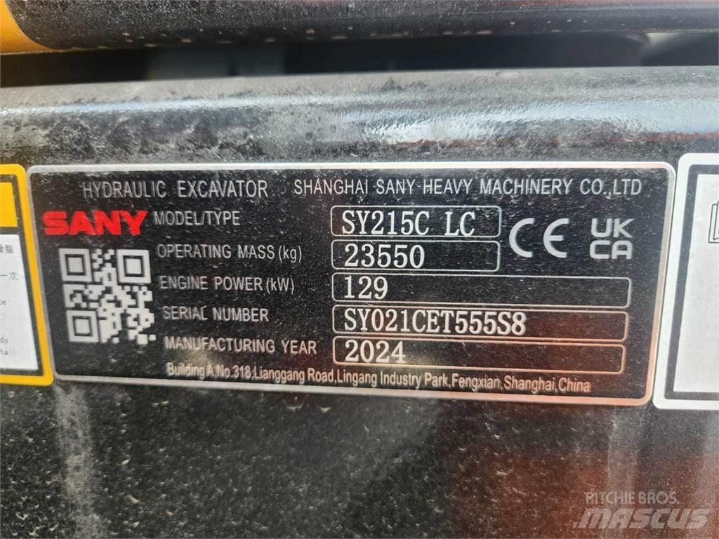 Sany SY215C Crawler Excavators