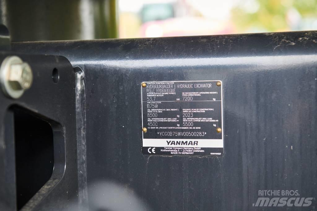 Yanmar B 75 W Wheeled Excavators