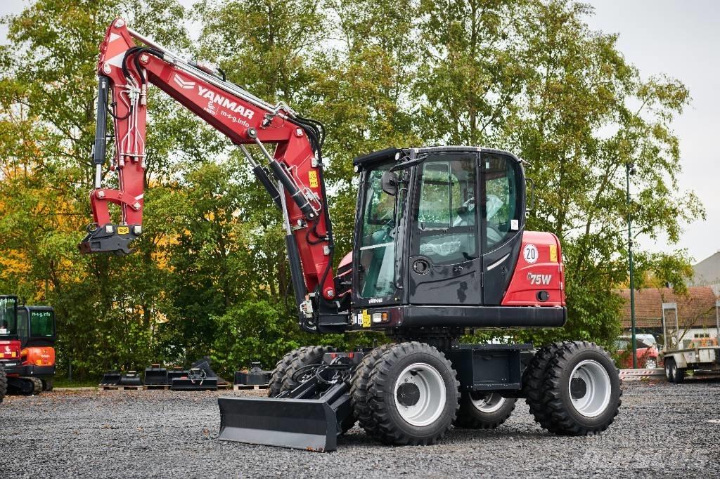 Yanmar B 75 W Wheeled Excavators